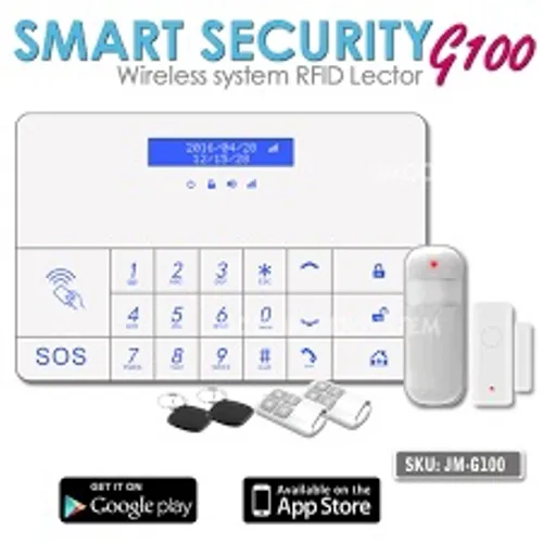 KIT SECURITY ALARM SYSTEM GSM G-100