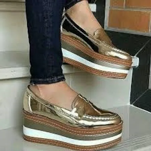 ZAPATO CASUAL DAMA DORADO B010203